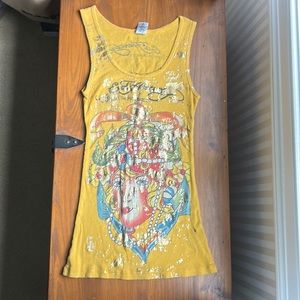 Christian Audigier Ed Hardy tank top